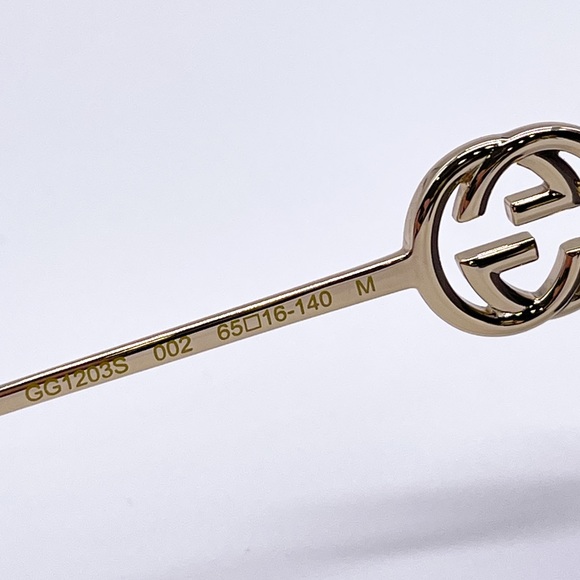 NEW GUCCI GG1203S 002 ROUND WOMEN SUNGLASSES GUCCI GG1203S - Picture 10 of 14